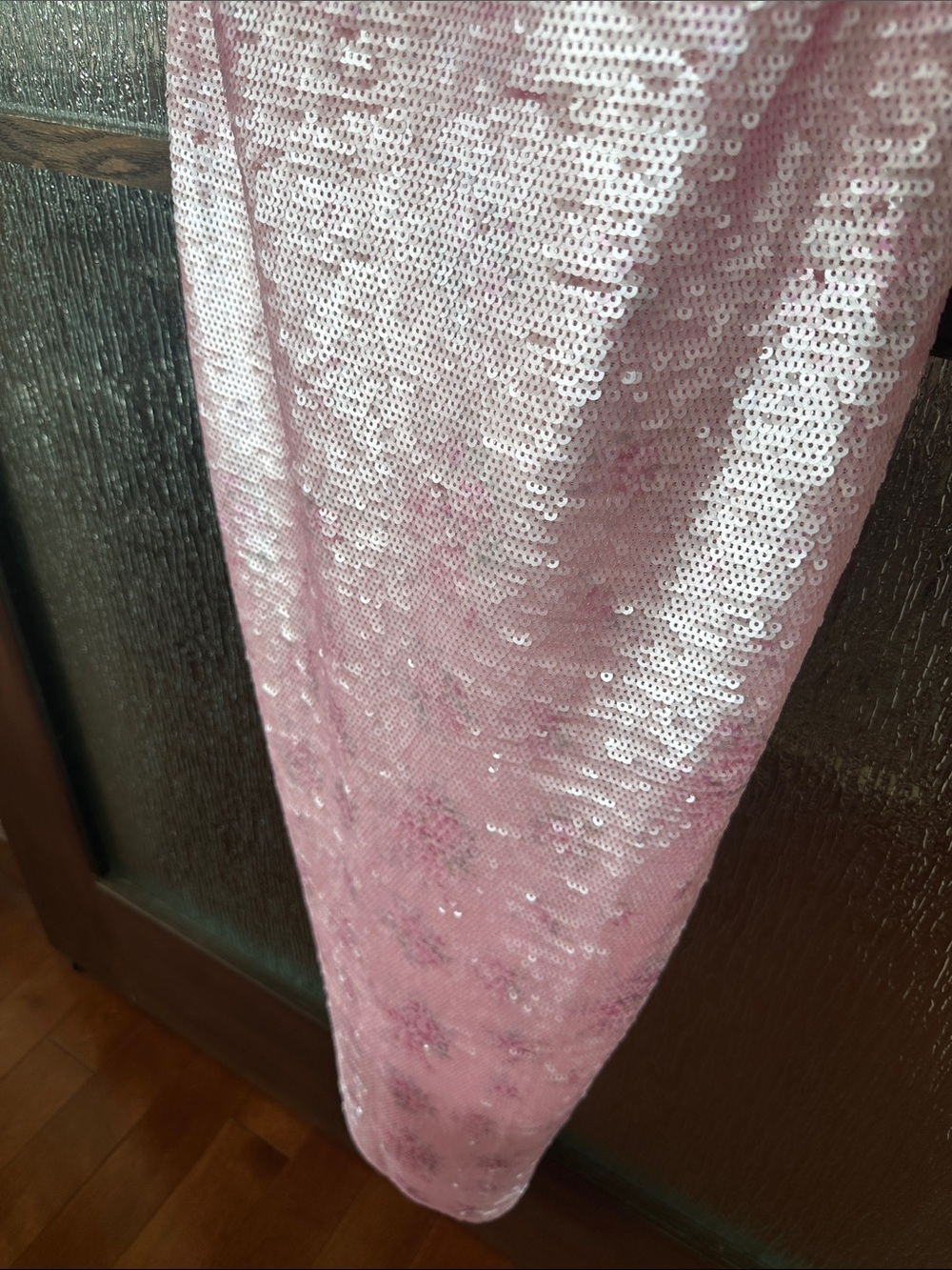 LoveShackFancy Stacia Sequin Dress
Strapless Pink Metallic Midi size 4 - Picture 12 of 14